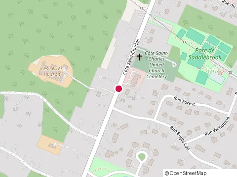Location of Bistro 22 at 2673 Côte Saint-Charles Suite 200, Saint-Lazare