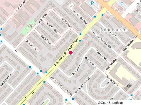 Location of Bistro 777 at 2146 Boulevard Cote Vertu Ouest, Saint-Laurent