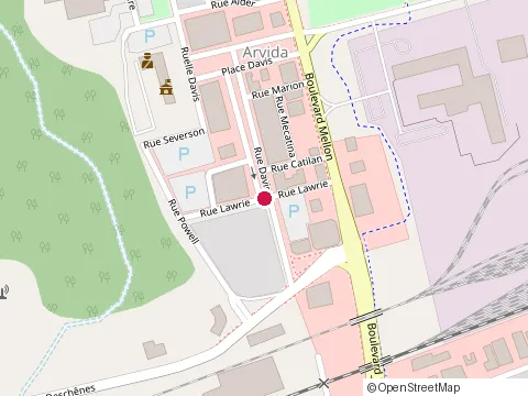 Location of Bistro au Carre Inc at 1999 Rue Davis, Jonquière