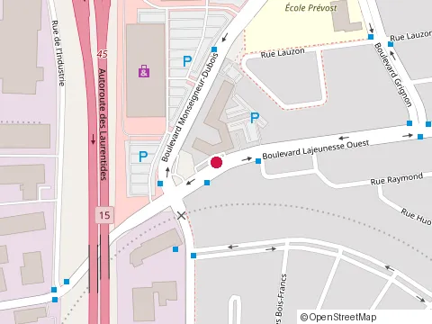 Location of Bistro Bar du Parc at 380 Bd Lajeunesse O, Saint-Jérôme