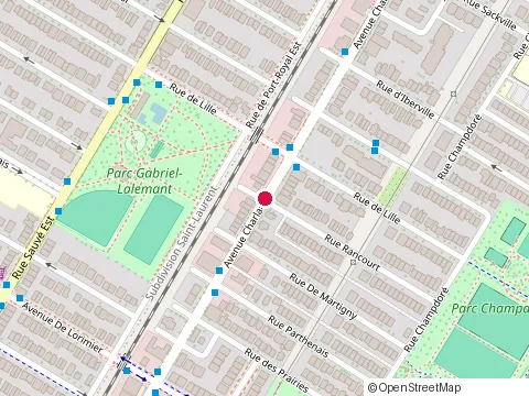 Location of Bistro Bar Mc at 2299 Avenue Charland, Montréal