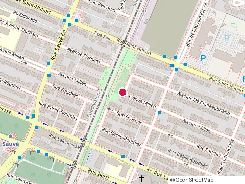 Location of Bistro Bar Terminus at 10793 avenue Millen, Montréal