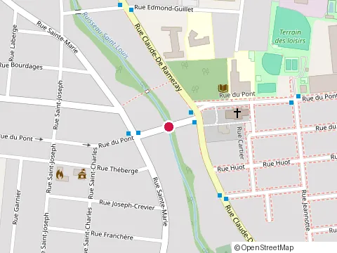 Location of Bistro Chez Marie at 644 Rue Sainte-Marie, Marieville