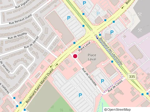 Location of Bistro de la Place at 4 place Laval, Laval