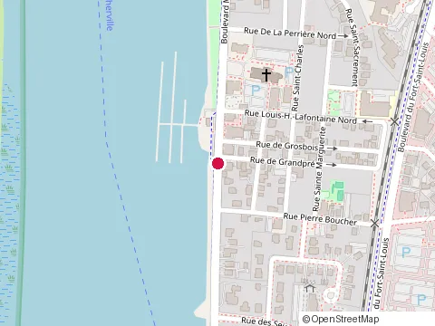 Location of Bistro du Quai at 526 boulevard Marie-Victorin, Boucherville
