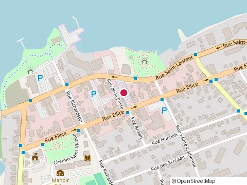 Emplacement de Bistro Fernand au 2 place du Marché, Beauharnois