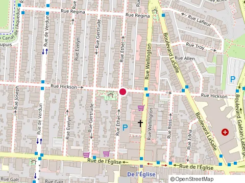 Location of Bistro Garage Café at 275 Rue Hickson, Verdun