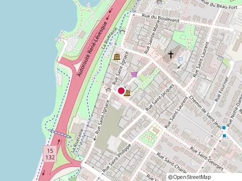 Location of Bistro l'Alsacien at 240 Rue Sainte-Marie, La Prairie