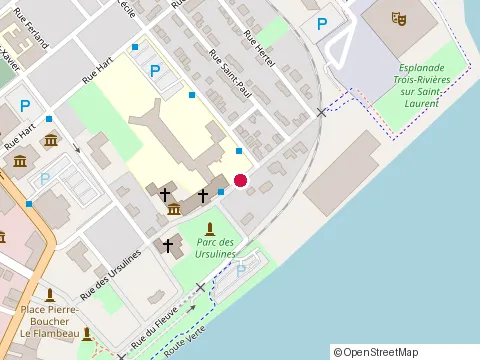 Location of Bistro l'Ancêtre at 603 Rue des Ursulines, Trois-Rivières