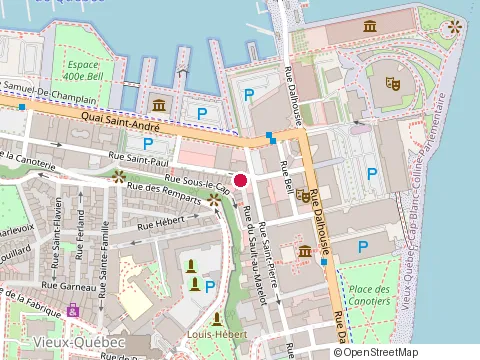 Location of Bistro le Brigantin at 97 du Sault au Matelot, Québec