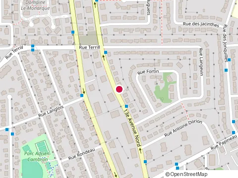 Location of Bistro le Ptit Café at 285 13È Av N, Sherbrooke