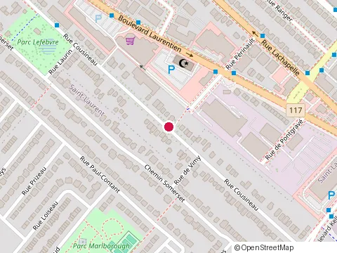 Location of Bistro Narguile Cafe at 12224 boulevard Laurentien, Montréal