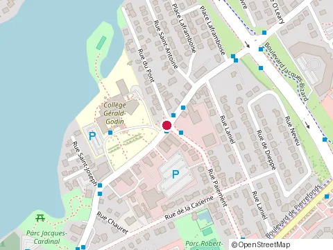 Location of Bistro Rouge at 15 Rue Paiement, Sainte-Genevieve