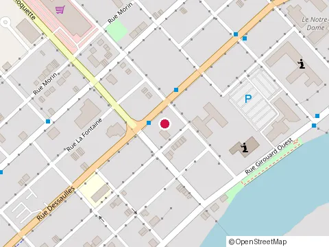 Location of Bistro Sicotte at 3110 Rue Dessaulles, Saint-Hyacinthe