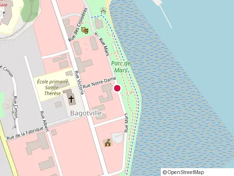 Location of Bistro Victoria at 810 Rue Mars, La Baie