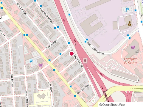 Location of Bistro75 at 75 Rue d'Edmonton, Gatineau