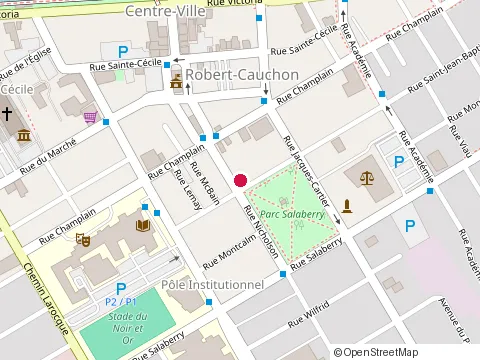 Location of Bistrobistro at 64 Nicholson, Salaberry-de-Valleyfield