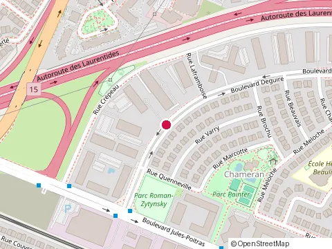 Location of Bk Entretien at 335 Bd Deguire #514, Montréal