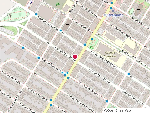 Location of Bkb Spa at 1586 Van Horne, Montréal