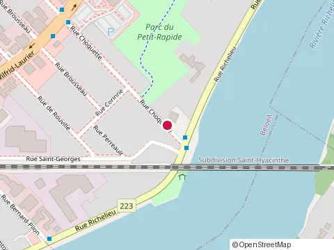 Location of Blackstone Infrastructures at 82 Rue Choquette, Beloeil