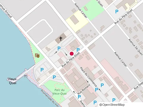 Location of Blanc Bistro at 14 du Pere-Divet Rue, Sept-Îles