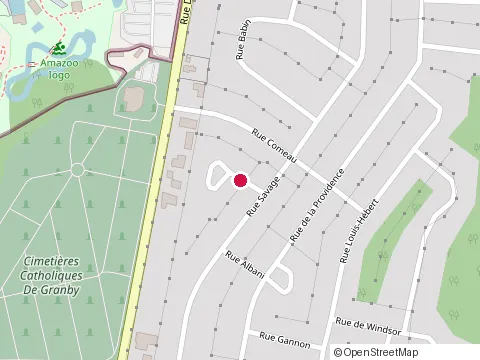 Location of Blanchette Luger at 18 Rue Verdon, Granby