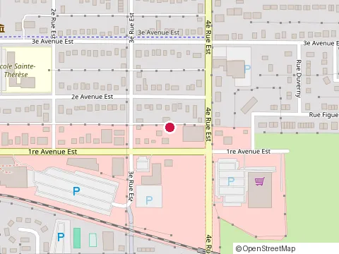 Location of Blanchette S A M N Inc at 311 1Re Avenue E, Amos