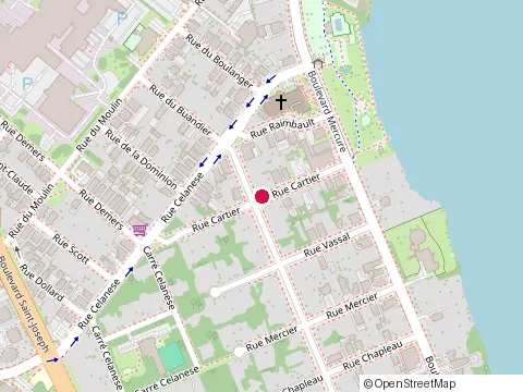 Location of Blanchette Service Auto at 205 Rue Cartier, Drummondville
