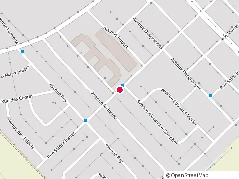 Location of Blanchette, Manon Construction at 3200 Rue Saint-Charles, Saint-Hyacinthe