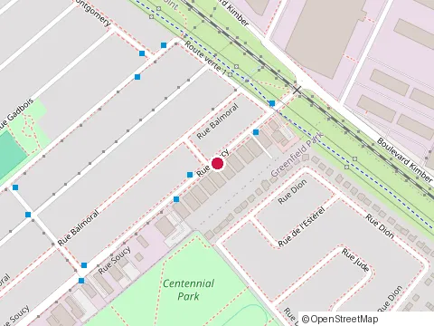 Location of Bleu Électrique Inc. - Électricien Saint-Hubert at 1185 Rue Soucy, Saint-Hubert
