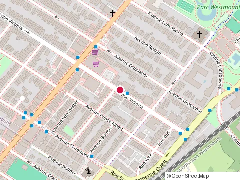 Location of Blitt Heroux at 345 avenue Victoria # 410, Westmount