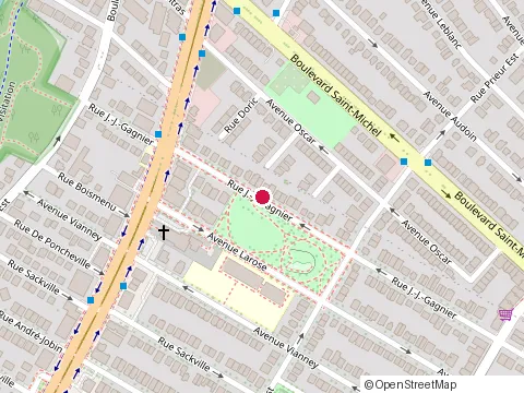 Location of Blondeau Construction Inc at 10647 Rue J.-J.-Gagnier, Montréal