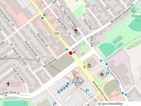Location of Blouin R Compt Agree at 30 boulevard des Laurentides, Laval