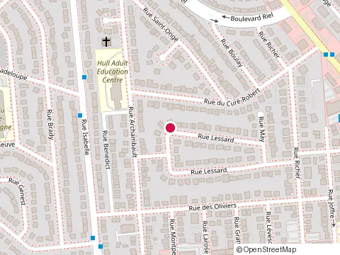 Location of Blue Flower Landscaping at 5 Rue Lessard, Gatineau