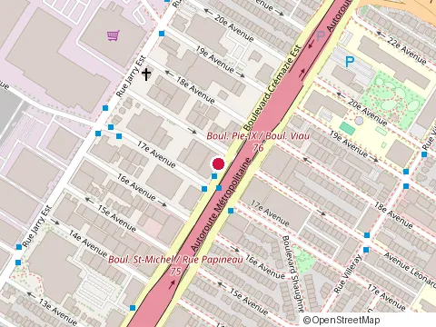 Location of Bo Café Bistro at 3737 Boulevard Crémazie E, Montréal