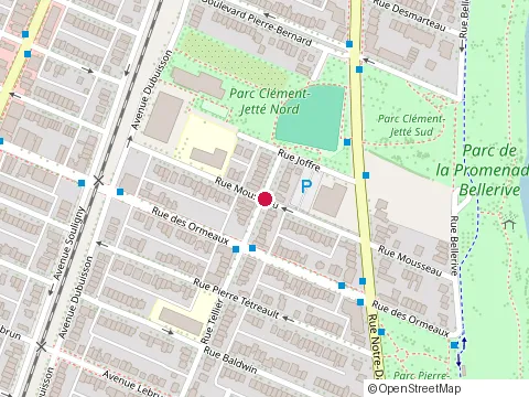 Location of Boa Construction at 8765 Rue Tellier, Montréal