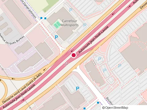 Location of Boccacinos Restaurant'S at 2890 Daniel-Johnson, Laval