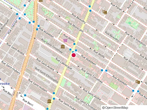 Location of Body Spa at 1036 Rue Ontario E Suite 1, Montréal