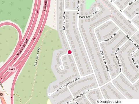Location of Bois Dart-Mental at 203 Place Pierre Cote, Bois-des-Filion