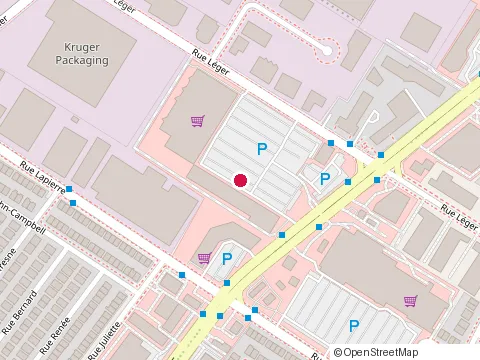 Location of Bois des Caryers at 7318 Rue Chouinard, LaSalle