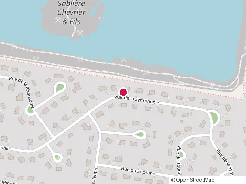 Location of Bois J.N.S Inc at 2394 Rue de la Symphonie, Saint-Lazare
