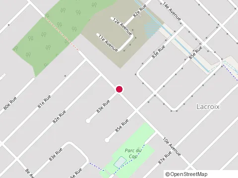Location of Bois Paul Inc - Planchers de Bois Franc Mirage at 1150 107E Rue, Saint-Georges