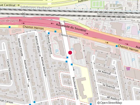 Location of Boise Cascade All Joist at 455 Fenelon, Dorval