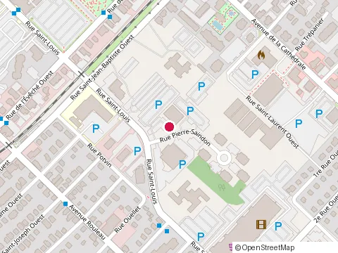 Location of Boise Langevin le 324 at 301-324 Rue Pierre-Saindon, Rimouski