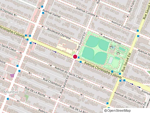 Location of Boissonneault A at 9890 avenue Christophe-Colomb, Montréal