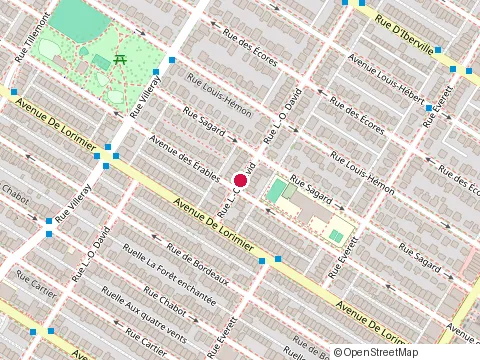 Location of Boisvert Garage at 2232 Rue l-O-David, Montréal