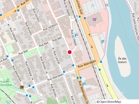 Location of Boîte À Planchers Inc at 175 Rue Wellington S, Sherbrooke