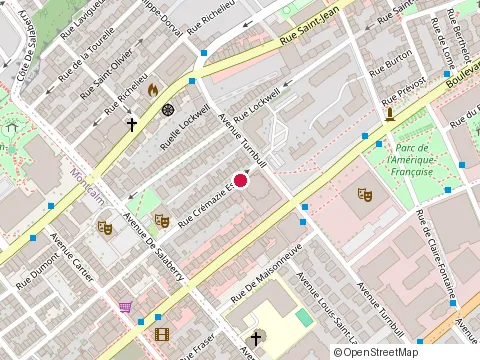 Location of Boite A Smoked Meat at 122 Rue Cremazie O, Québec