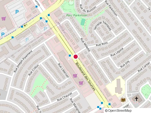Location of Bombay Grill&Sweets at 4771 Sources Blvd, Pierrefonds