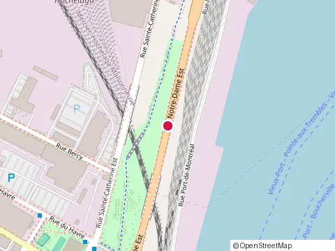 Location of Bon Vivant (le) at 2705 Rue Notre-Dame O, Montréal